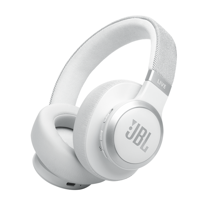 JBL LIVE 770NC wireless headphones with Noise Cancelling-White JBLLIVE770NCWHT