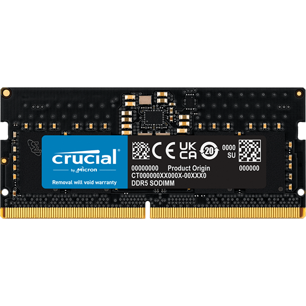 Crucial Laptop RAM DDR5 8GB 4800 – CT8G48C40S5