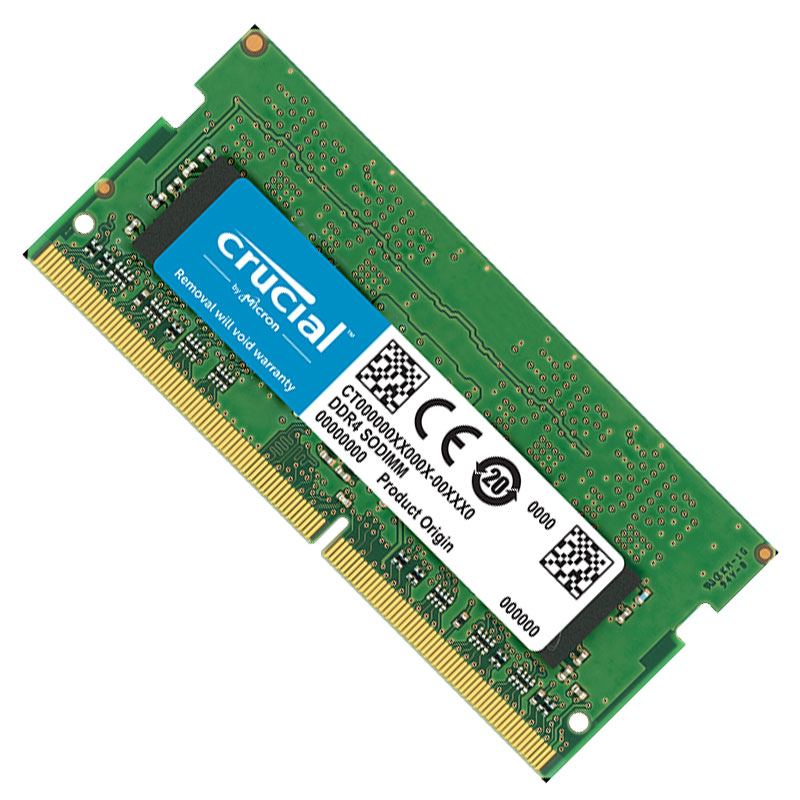 Crucial RAM 32GB DDR4 3200MHz CL22 (or 2933MHz or 2666MHz) Laptop Memory CT32G4SFD832A