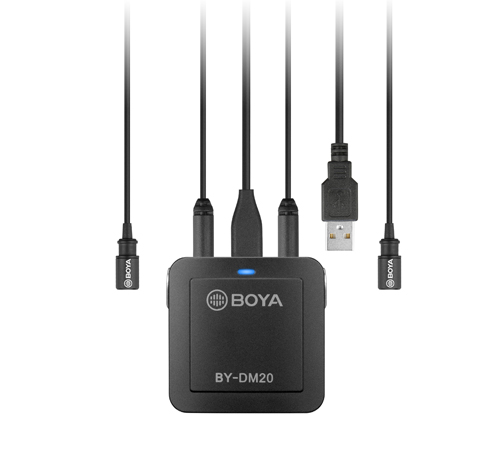 BOYA BY-DM20 Dual-Channel Recording Kit4