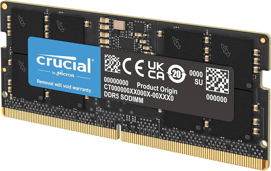 Crucial Laptop RAM DDR5 16GB 5600- CT16G56C46S5