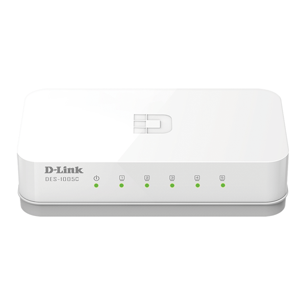 D-Link DES-1005C/B 5 port 10/100Base-T unmanaged switch- DES-1005C/B4