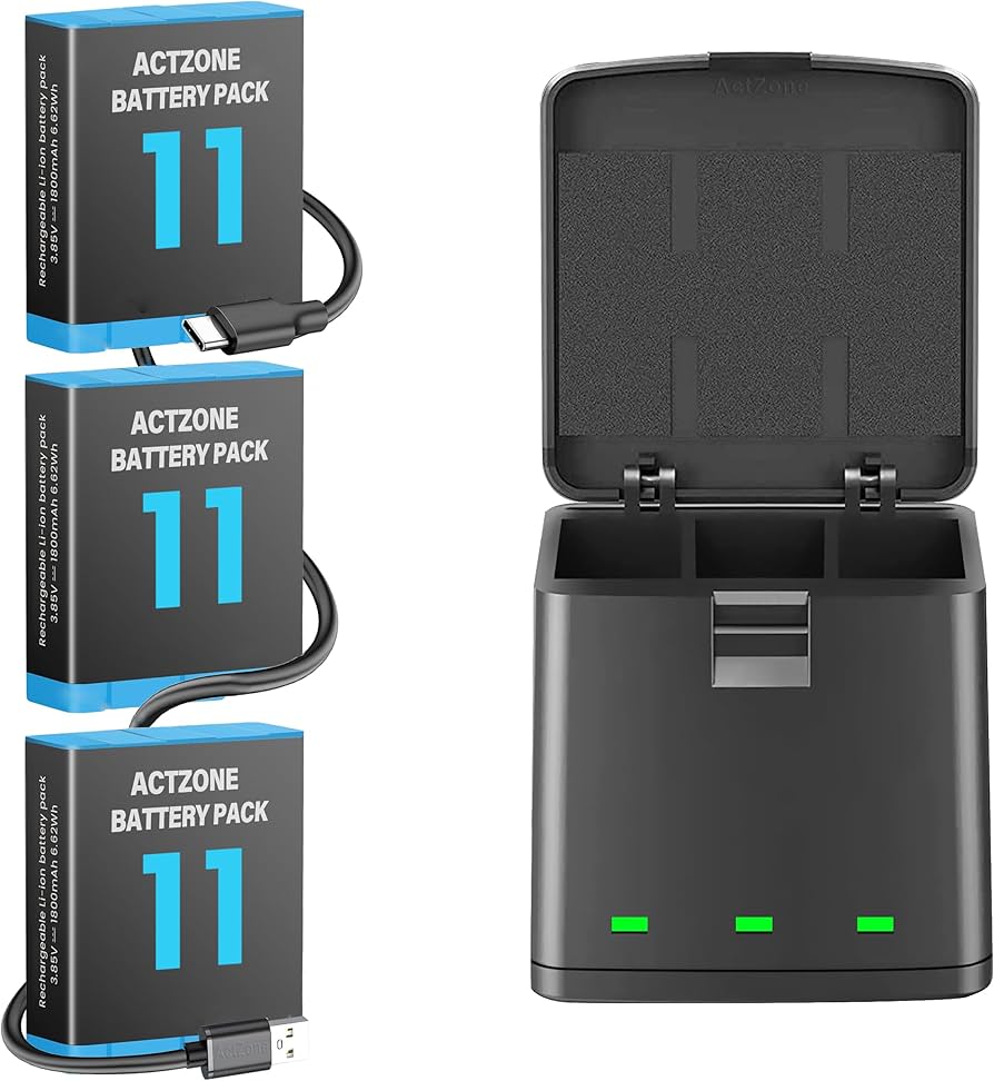 Caisi GoPro HERO 9/10/11/12 Treble Battery Charger0