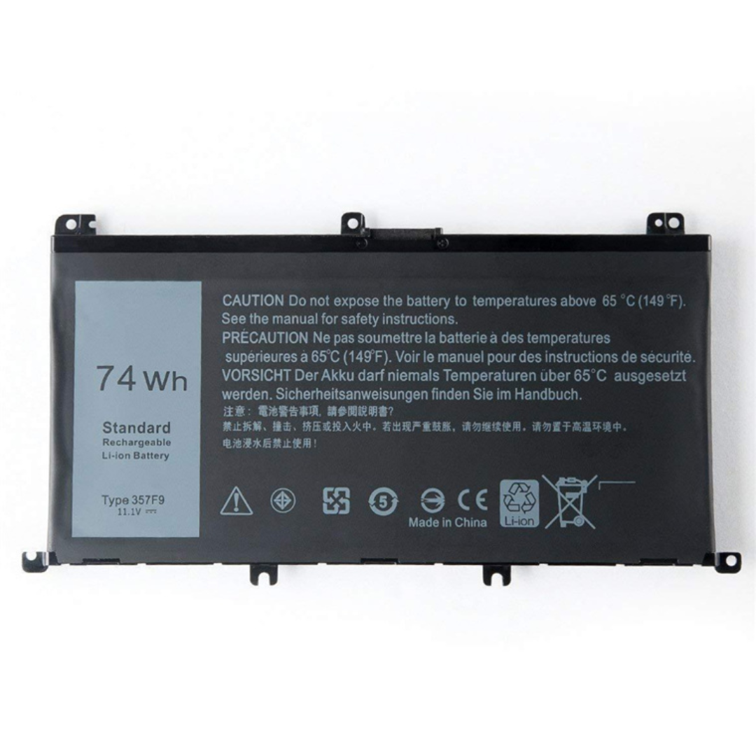 Original 74Wh Dell Inspiron 15 Gaming 7566 battery2