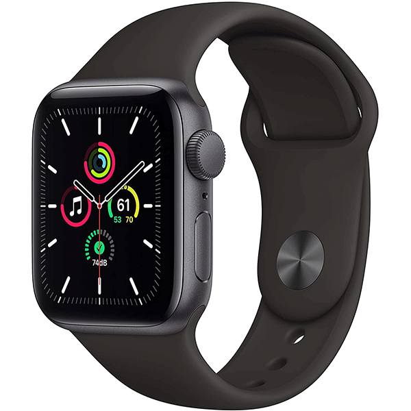 New Apple Watch SE (GPS, 40mm) - Space Gray Aluminum Case with Black Sport Band2