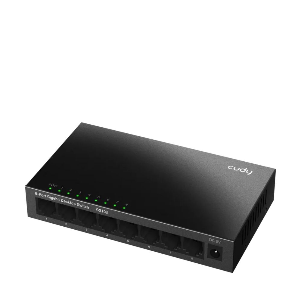 Cudy 8‑Port Gigabit Metal Switch