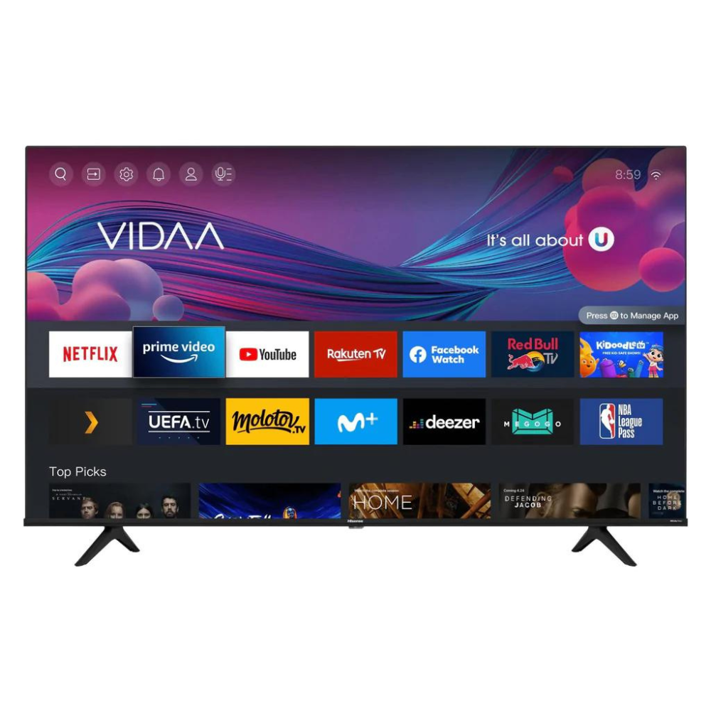 Hisense 43-Inch 4K Ultra HD Android Smart TV with Alexa Compatibility (2021 Model)- 43A6G2
