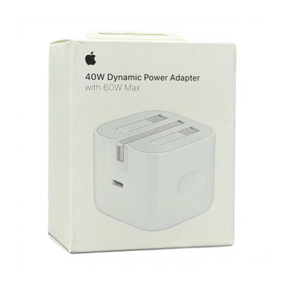 Apple 40W Dual USB-C Power Adapter (60W Max)