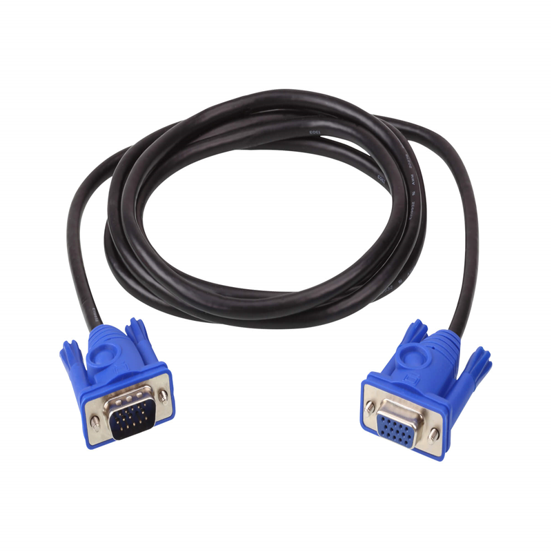 1.5m High Resolution Monitor VGA Cable Blue Head2