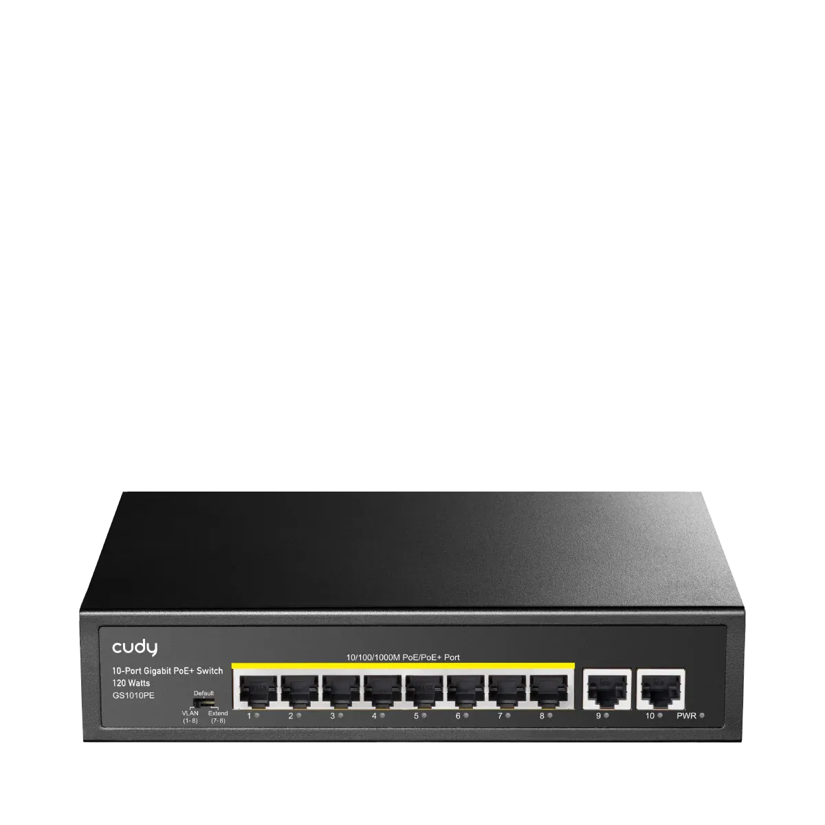 CUDY 10-PORT GIGABIT PoE(120watts) + Switch with 2 Uplink Ports