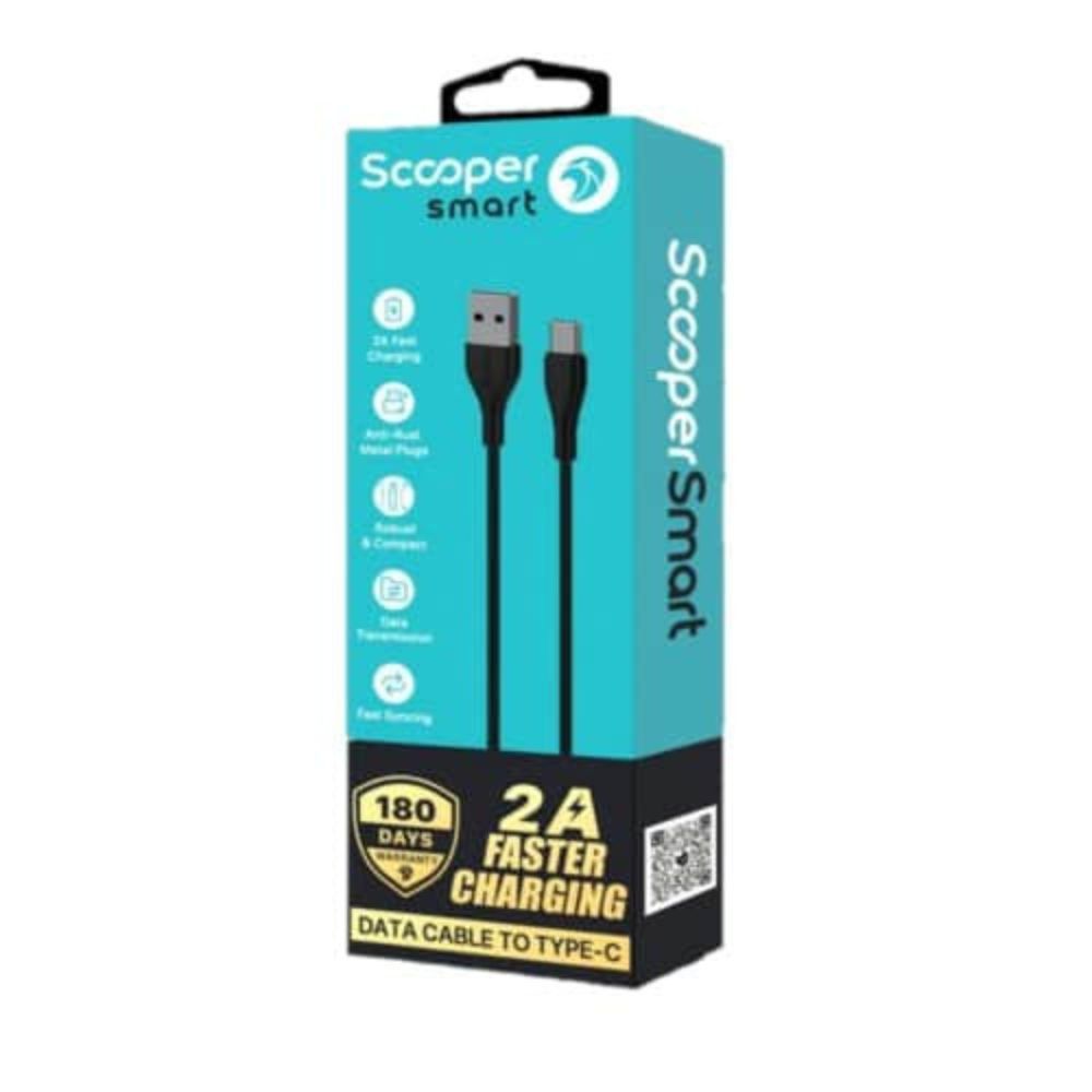 CABLE SDT-01 USB TYPE-C CHARGING AND DATA CABLE 1 METER