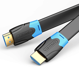 VENTION FLAT HDMI CABLE 2M BLACK- VEN-AAKBH2