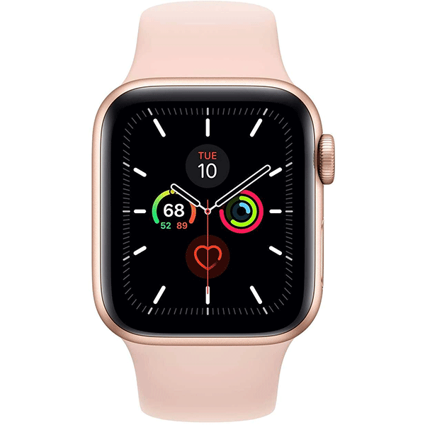 Apple Watch Series 4 (GPS, 44MM) - Gold Aluminum Case with Pink Sand Sport Band3