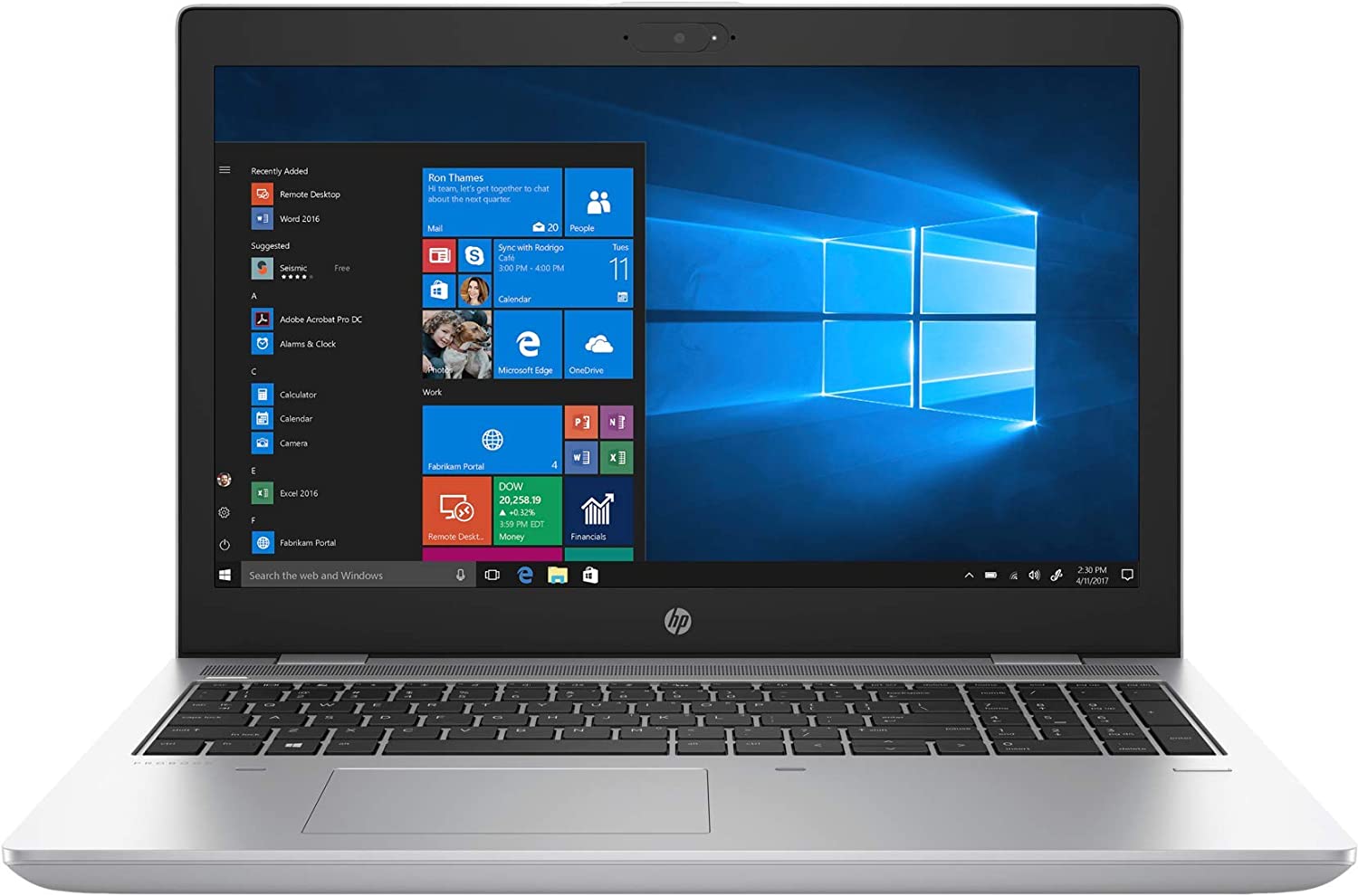 HP ProBook 650 G4 Full HD Laptop, (Intel Core i5-8250U 1.6GHz Processor, 8 GB RAM, 500 GB SSD, Windows 10 Pro) (Silver) 15.6 Inch0