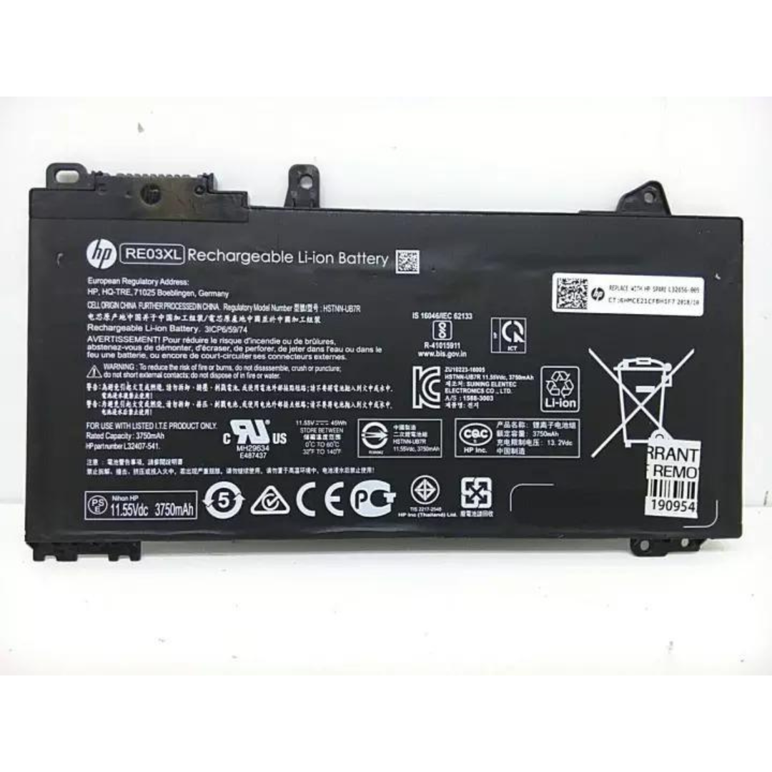 45Wh HP L32407-2B1 L32407-2B2 battery- RE03XL0