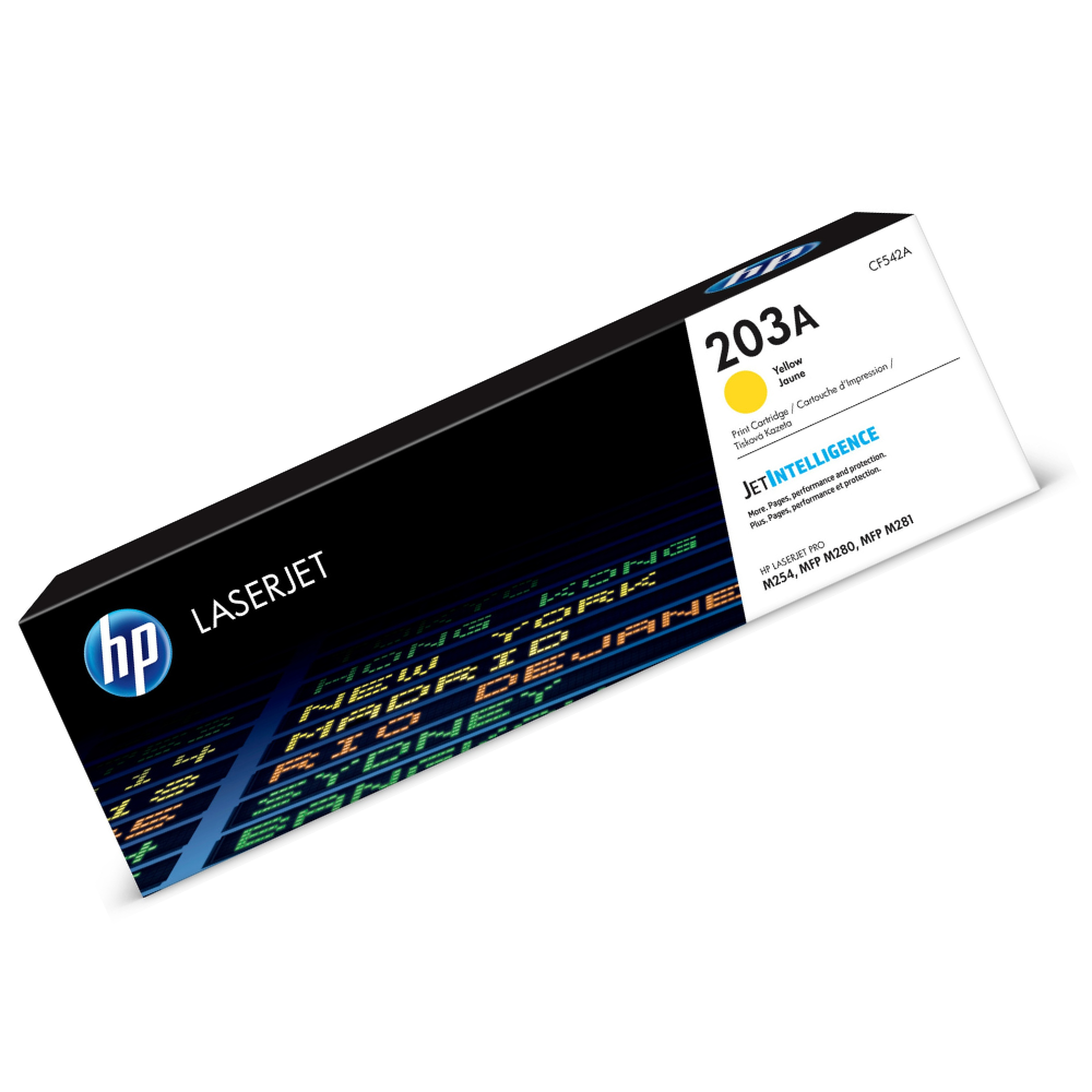 HP 203A Yellow Original Toner Cartridge (CF542A)