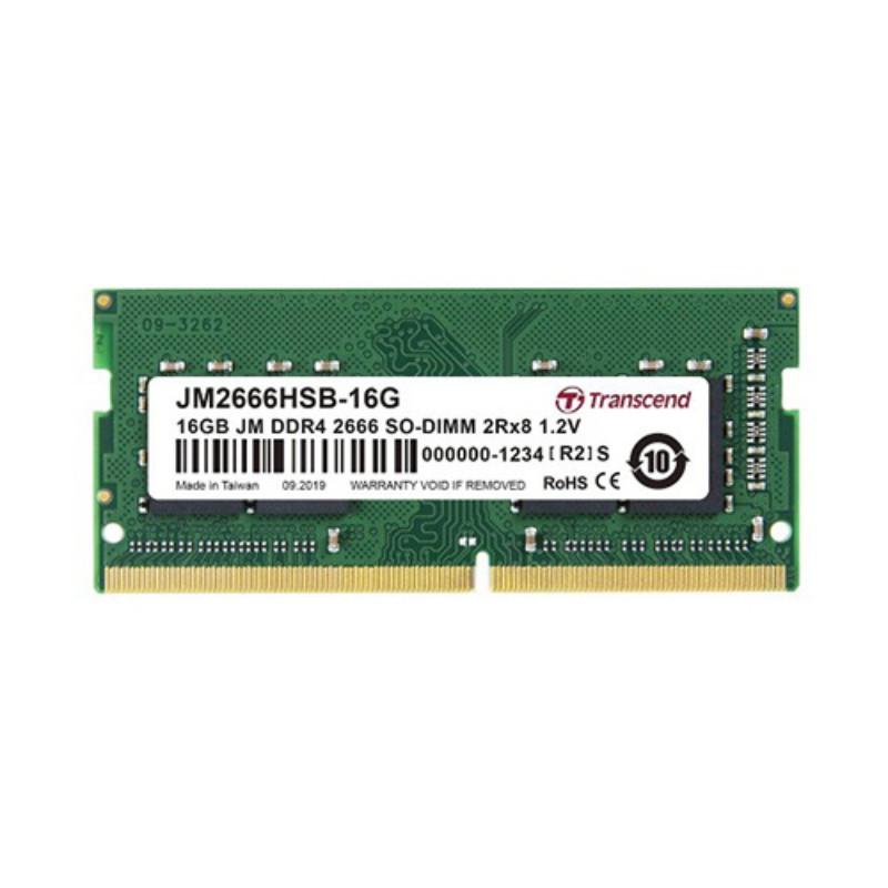 Transcend Laptop RAM DDR4 16GB 2666 – JM2666HSE-16G3
