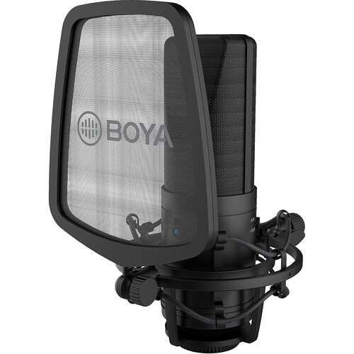 BOYA BY-M1000 Large-Diaphragm Multi-Pattern Condenser Studio Microphone3