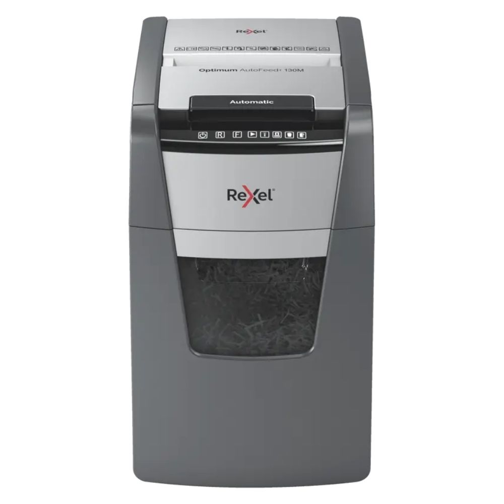 Rexel Optimum AutoFeed+ 130M Automatic Paper Shredder P52
