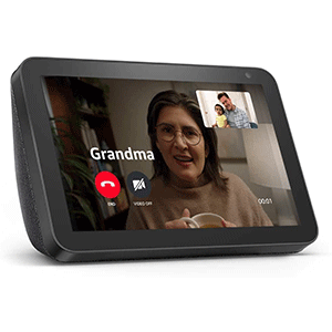 Echo Show 8 - HD smart display with Alexa - stay connected with video calling