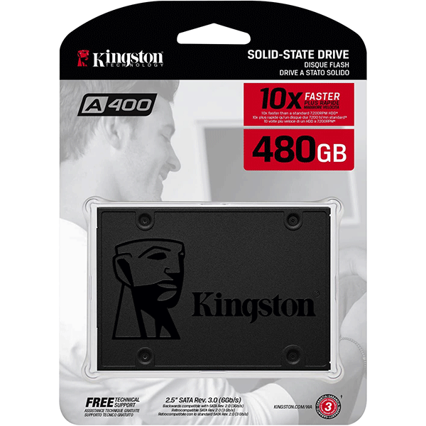 Kingston 480GB A400 SATA 3 2.54
