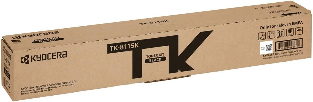 KYOCERA TK-8115K BLACK ORIGINAL TONER - 1T02P30NL00