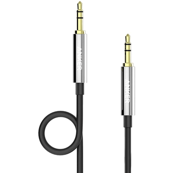 Anker 3.5mm Premium Auxiliary Male to Male Audio Cable (4ft / 1.2m)
