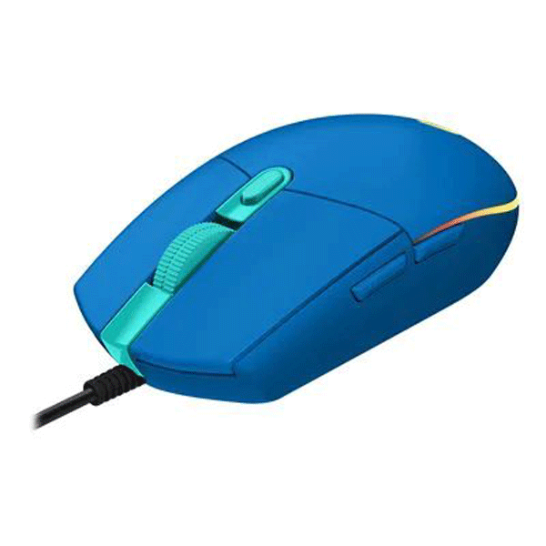 Logitech Gaming Mouse  LIGHTSYNC - mouse - USB - blue (G203)2