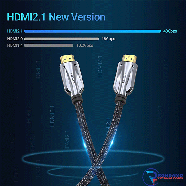 8K HDMI Cable 3M, HDMI 2.1 Cable VENTION Ultra HD Lead High-Speed Cord 48Gbps | Supports 8K@60HZ4