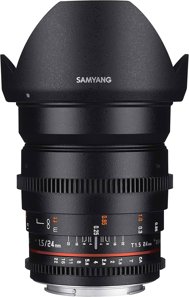 Samyang 24mm T1.5 Cine ED AS IF UMC Lens for Canon EF Mount0