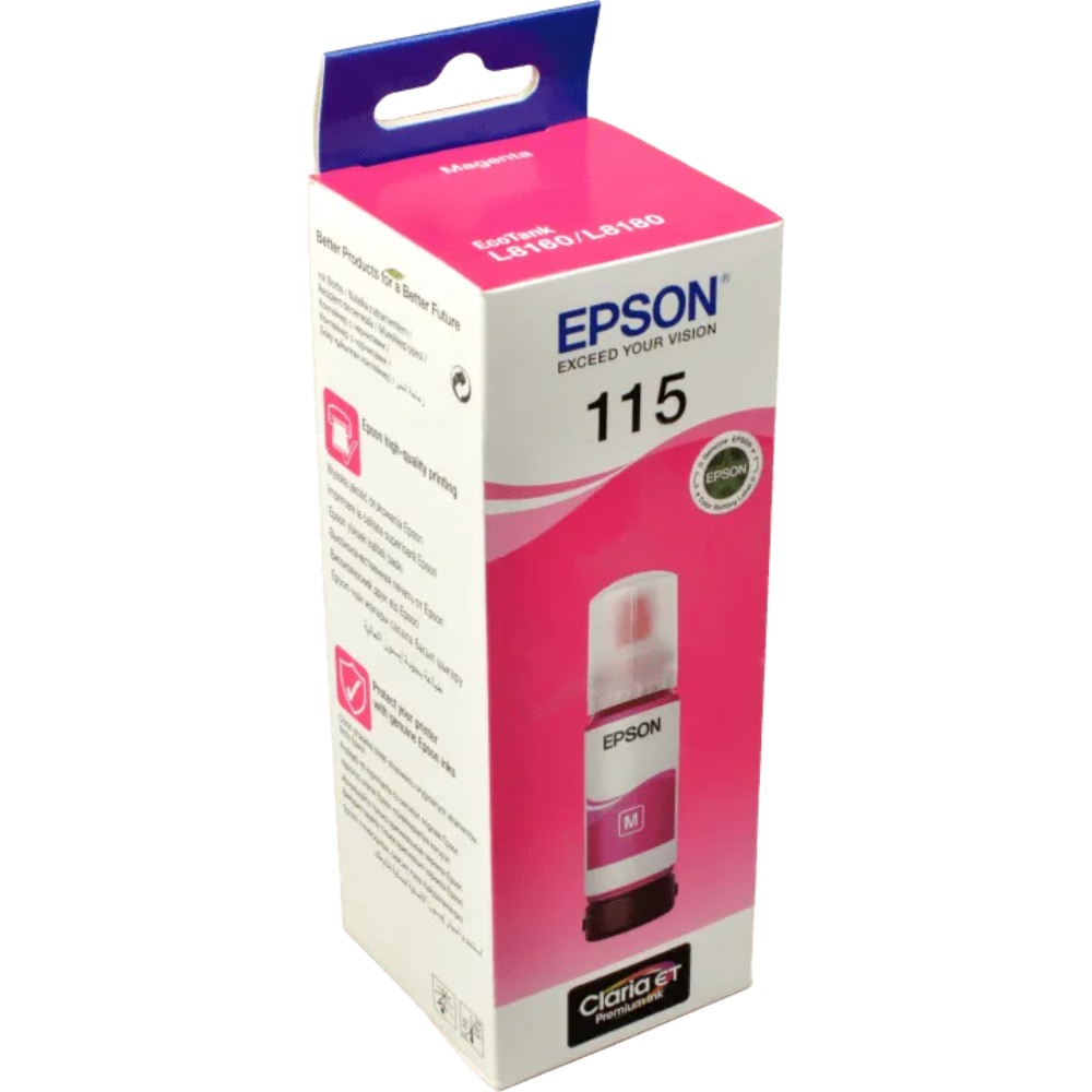 EPSON INK CART 115 Magenta for L8160 and L8180 - C13T07D34A 