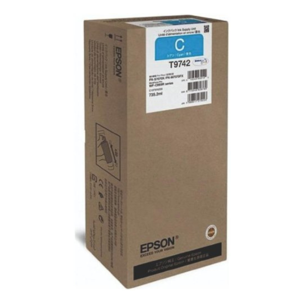Epson T9742 Cyan XXL Ink Cartridge for WF-C869R Series3