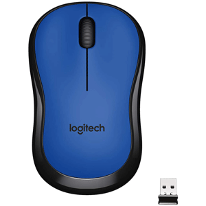 Logitech Wireless Mouse Silent M220 - Blue (910-004879)2