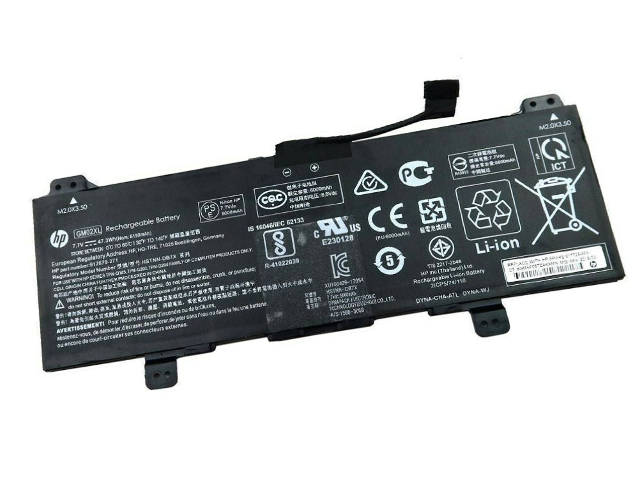 47.3Wh HP Chromebook 14a-na1011ca 14a-na1014no battery- GM02XL