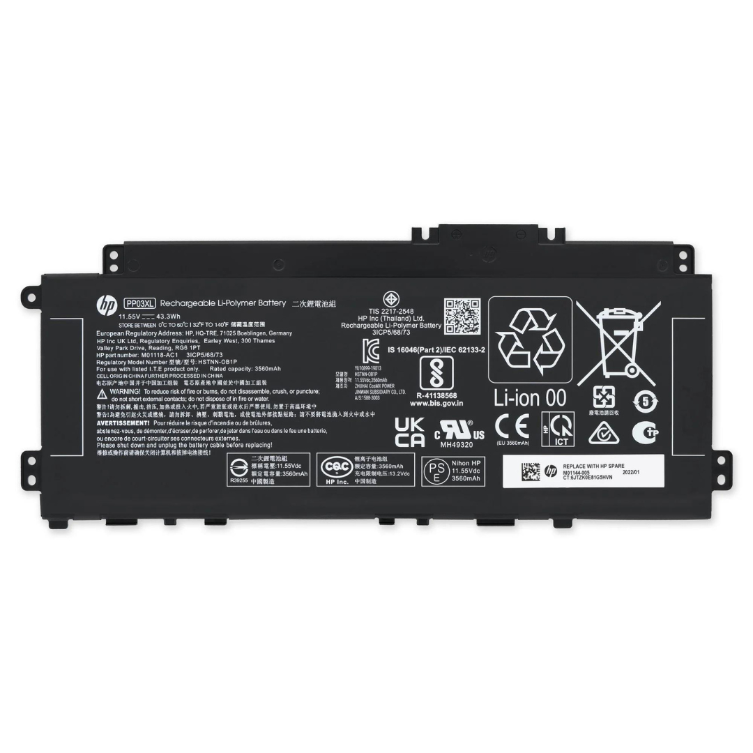 HP Pavilion x360 14-dw1098nr 14-dw1134nr 43.3Wh  battery- PP03XL