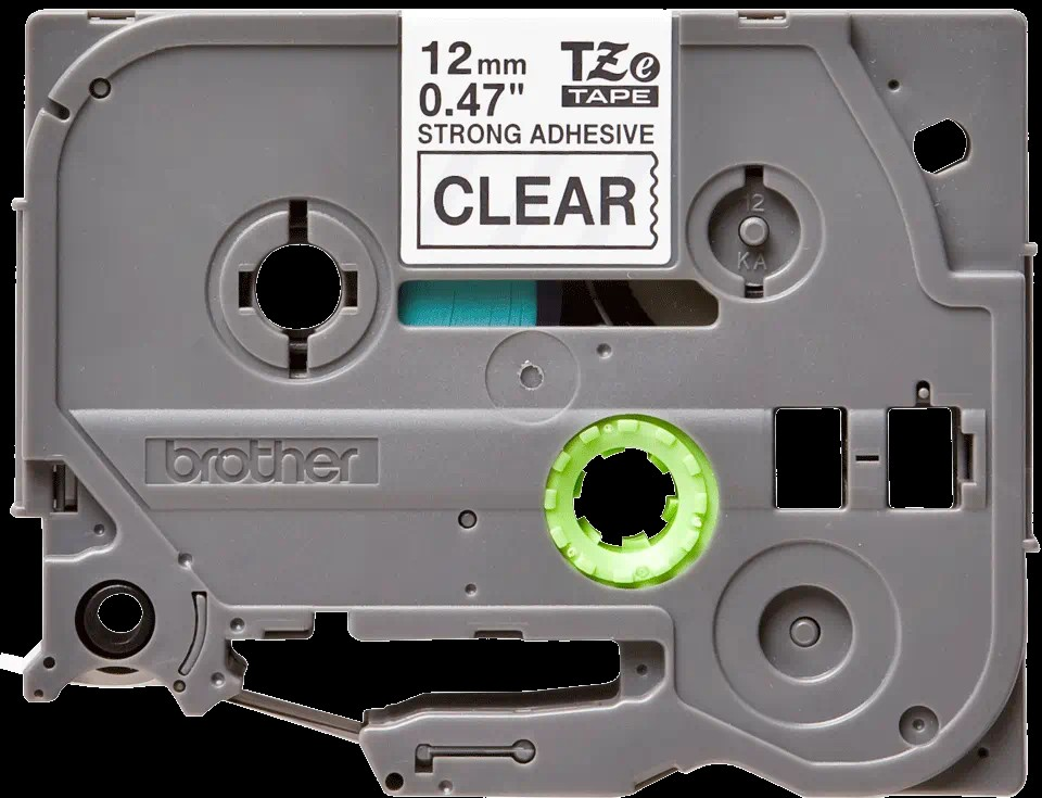 Brotherlaminated 12mm WZC-s131 black on clear Label Catridge 3