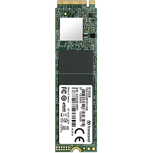 Transcend 512GB Nvme PCIe Gen3 X4 MTE110S M.2 SSD Solid State Drive TS512GMTE110S