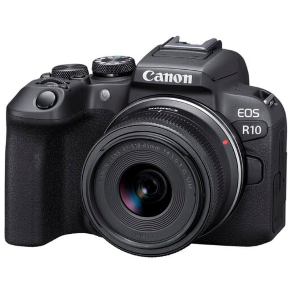 Canon EOS R10 Camera with RF-S 18-45mm f/4.5-6.3 IS STM Lens