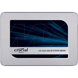 Crucial MX500 500GB 3D NAND SATA 2.5 inch 7mm (with 9.5mm adapter) Internal SSD (CT500MX500SSD1)