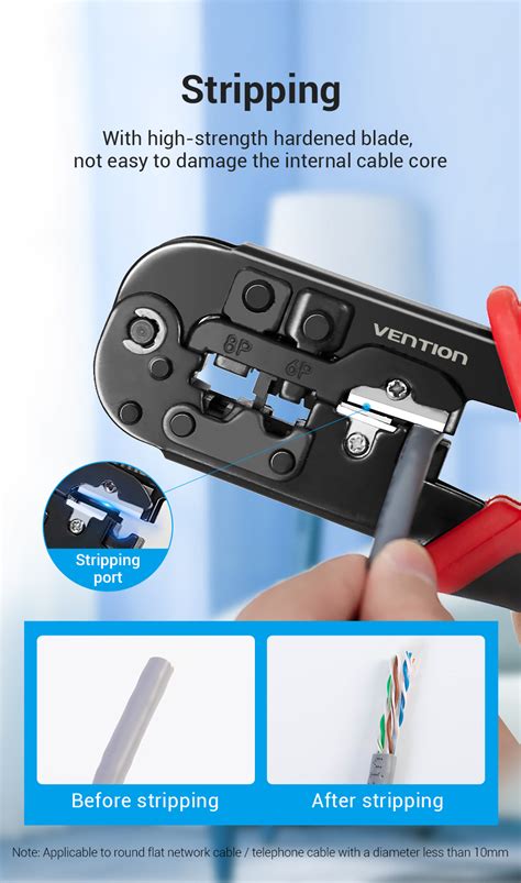 Vention Multi-Function LAN Cable Crimping Tool Ratchetless Type Black4