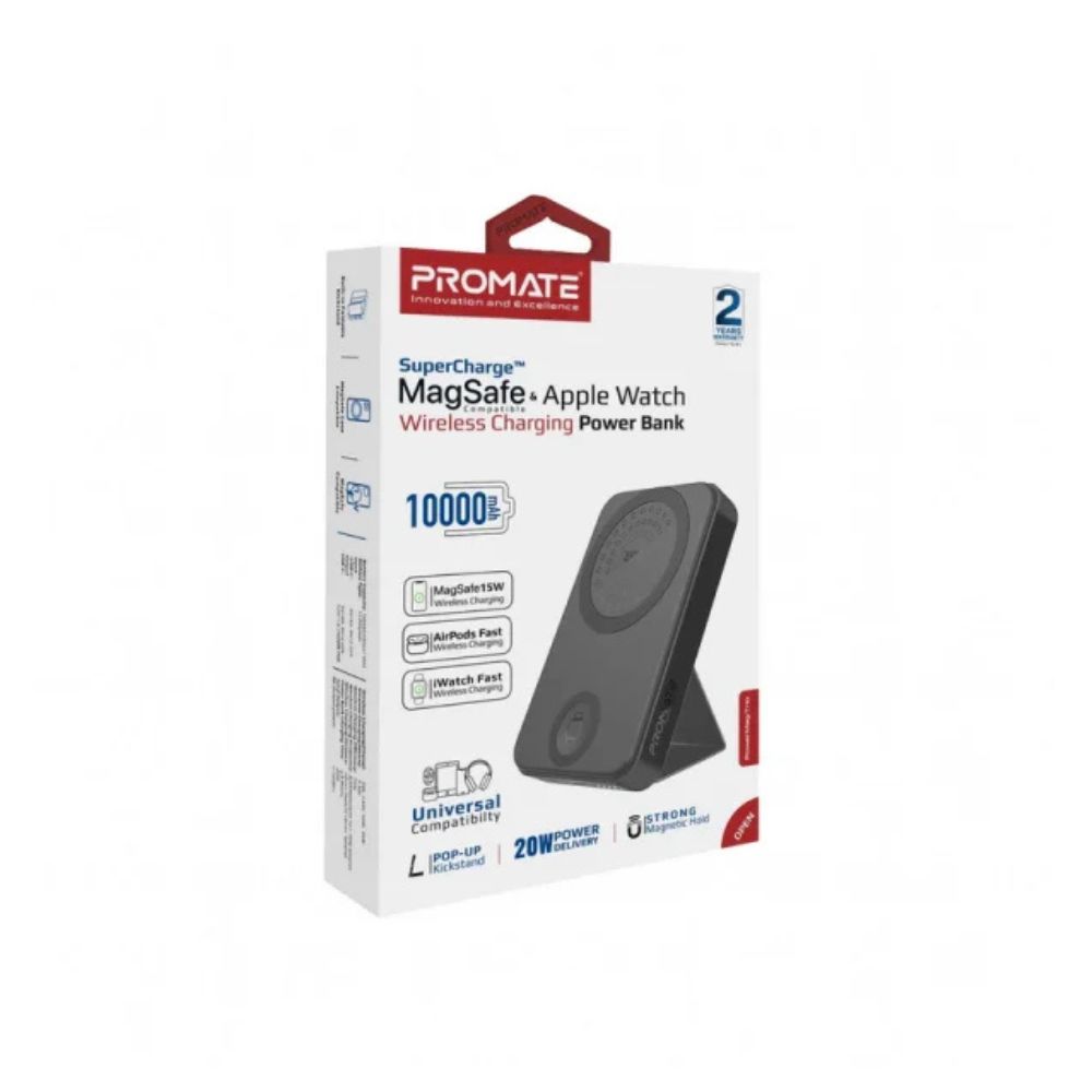 Promate PowerMag-Trio 10000mAh Wireless Charging Power Bank