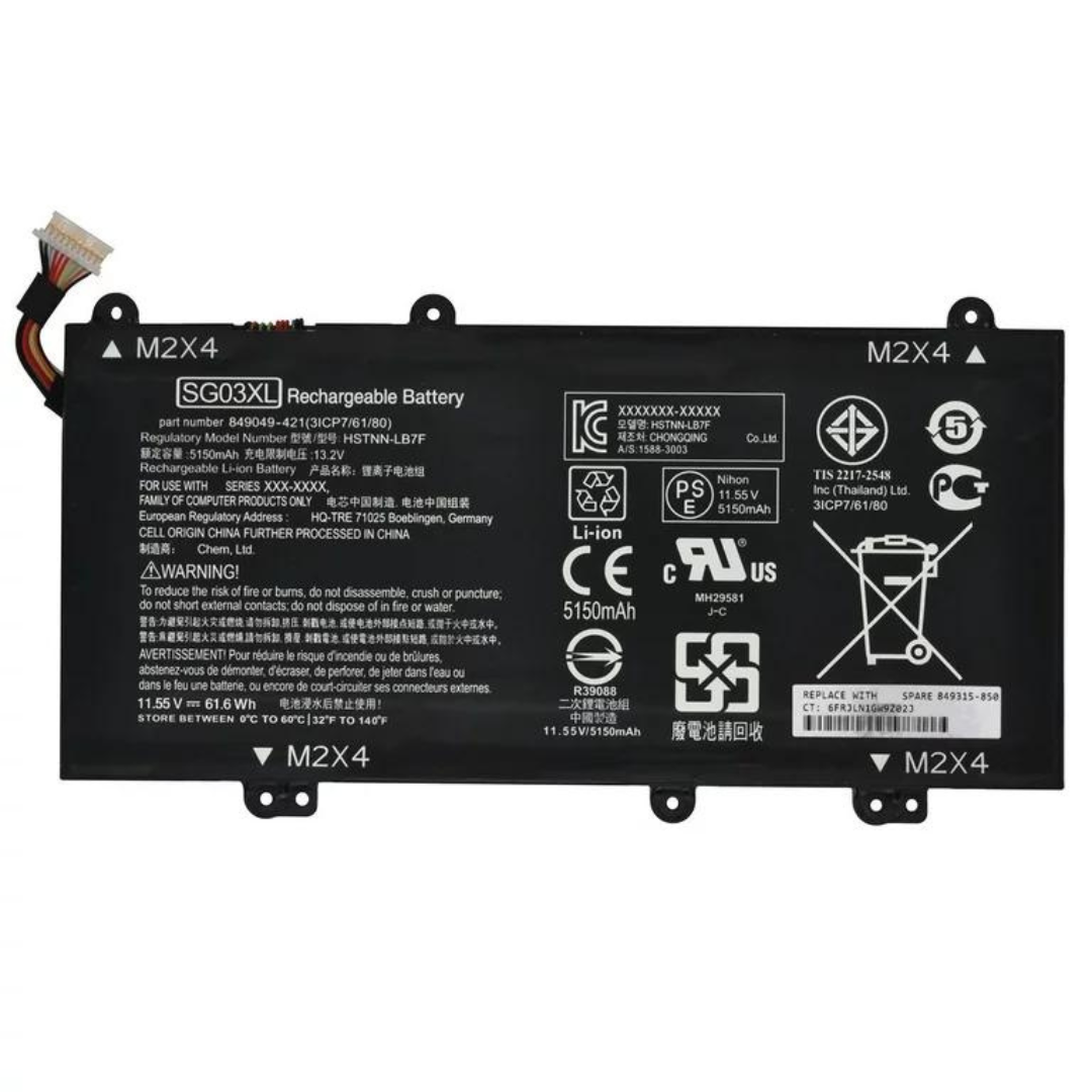 61.6Wh HP SG03XL 849048-421 849314-850 HSTNN-LB7E battery- SG03XL