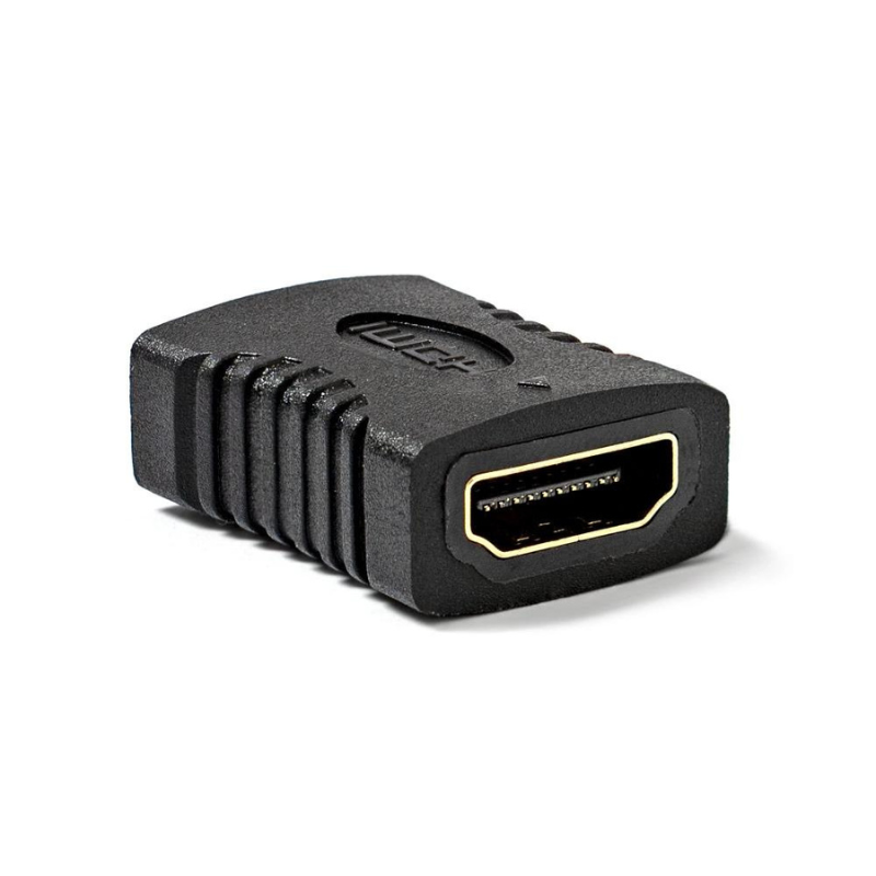 HDMI Female to Female Gold Plated Connector Black4
