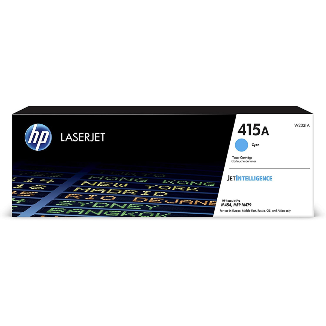 HP 415A Cyan Original LaserJet Toner Cartridge- W2031A2