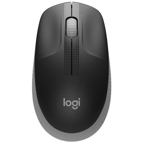Logitech Wireless Mouse Full Size M190 - Mid Grey (910-005906)4