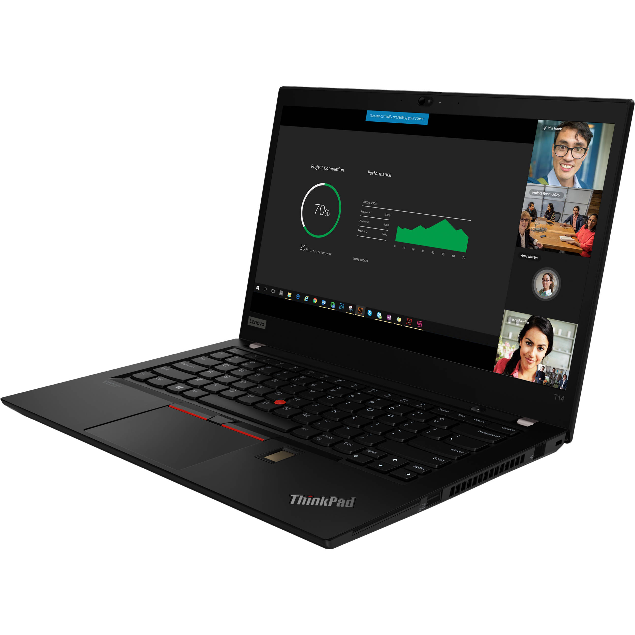 Lenovo ThinkPad T14 Gen 2, Core i5 1135G7, 8GB, 512GB SSD, Windows 10 Pro, 14″ FHD Touch Screen – 20W000S4UE