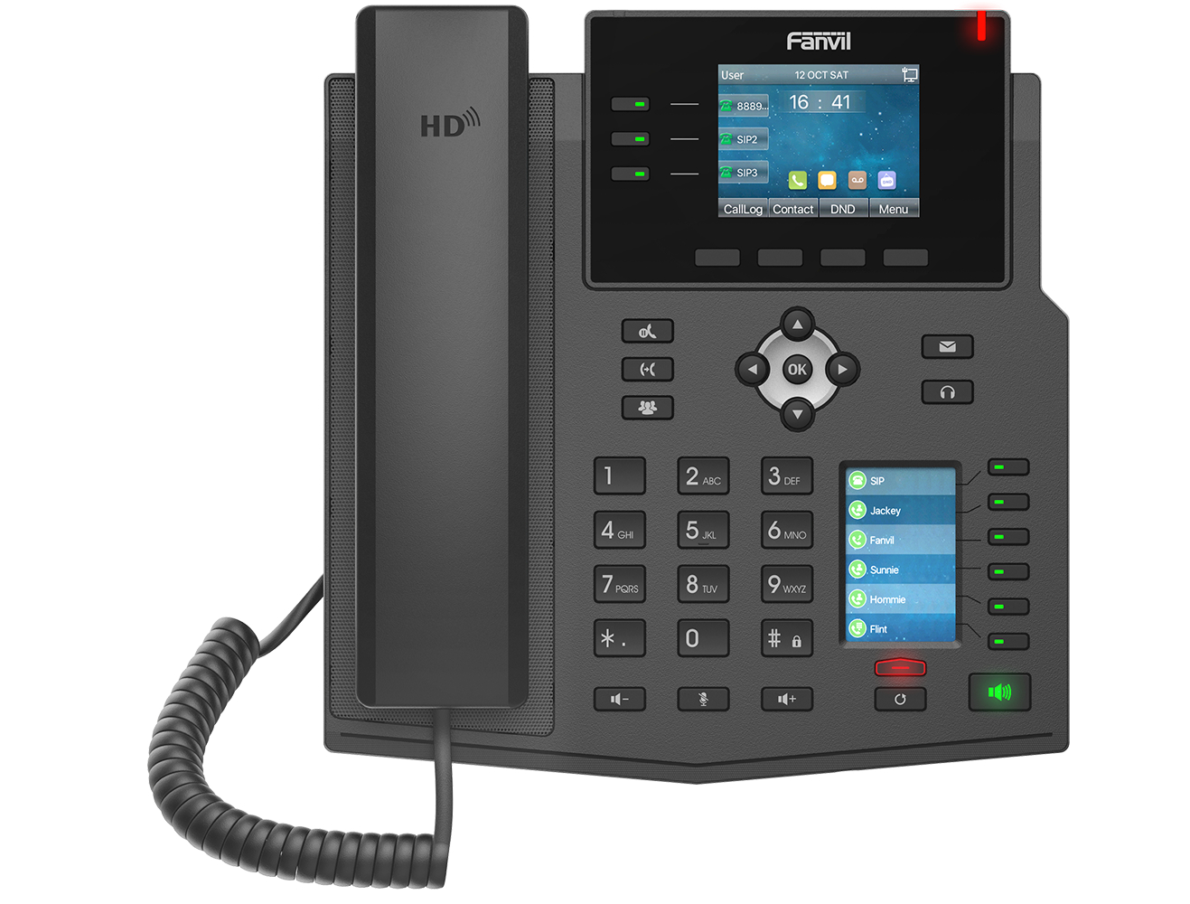 Fanvil X4U IP Phone – 12 SIP Lines & Color Display