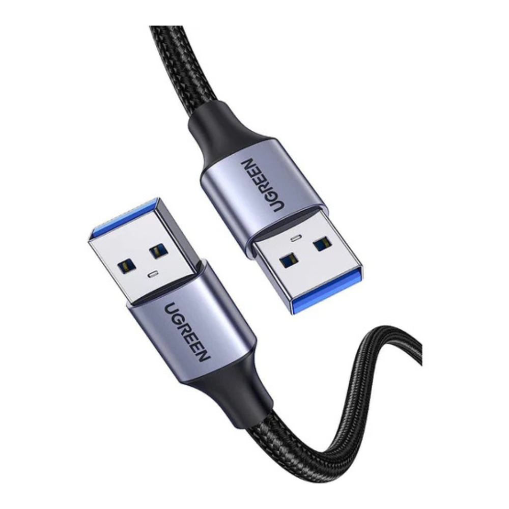 UGREEN USB-A Male to USB-A Male USB 3.0 Alu Case Braided Cable - US373(UG-80791)2M3