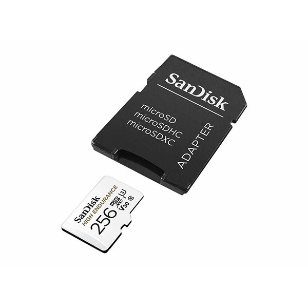SanDisk MicroSD CLASS 10 100MBPS 256GB High Endurance Card  with Adapter (SDSQQNR-256G-GN6IA)4