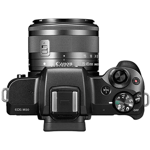 Canon EOS M50 Compact System Camera and EF-M 15-45 mm f/3.5-6.3 IS STM Lens – Black4